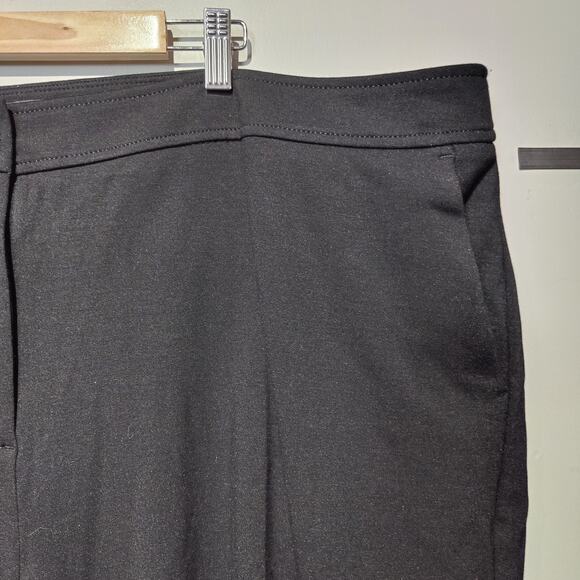 NWT Talbots Women's Plus Sz 24W 5 Pocket Straight Leg Ponte Pants Black - Picture 3 of 6